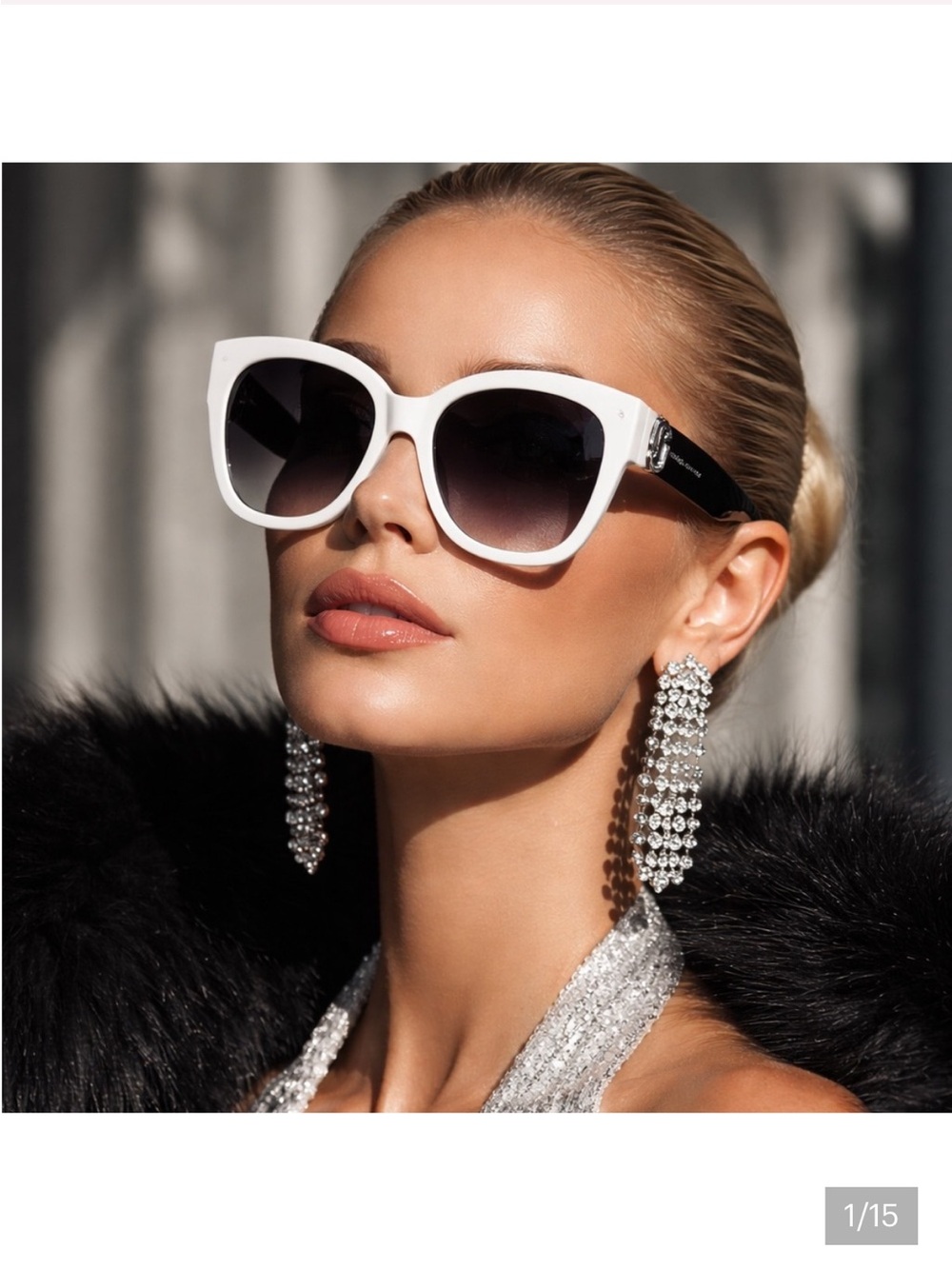 Marc Jacobs 182/S Oversized White Gradient Sunglasses | Luxe